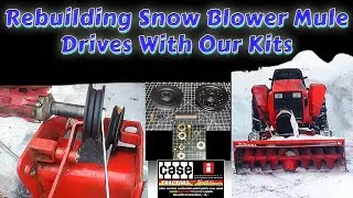 Rebuilding Snow Blower Mule Drives With Our Kits For Case Ingersoll Tractors Snow Throwers.