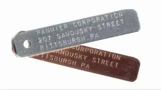 Pannier PE-35 Metal Tag Marking Machine