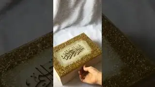 MOST VIRAL Quran Box Set!! Velvet covered Quran with Resin Tasbeeh and Bookmark! Best gift for Eid!