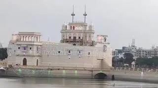 L&agrave;khota Talav and Palace Jamnagar Gujarat.A Historical place in middle of City Jamanagar