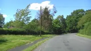 Driving On The A449 & Lock Lane, North Claines, Worcester, Worcestershire, UK 26th June 2011