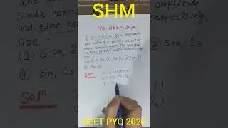 NEET 2024 PYQ | Простые гармонические колебания за 40 секунд ⚡ | Физика простых гармонических кол...
