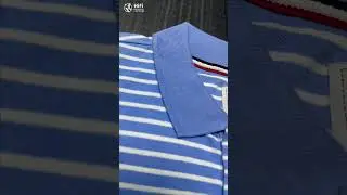 HiFi Classic Blue Striped Polo | Premium Cotton Lacoste T-Shirt for Men #shirts  #clothing  #tshirts