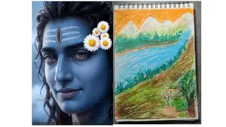 #happy republic day #flag ka colour nature se related h#drawing #trending #viralvideo #art#subscribe