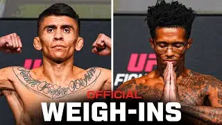 Bautista vs Oliveira Weigh-Ins | UFC Vegas 113