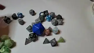Re Inking Dice. Day 1, Part 1. Raw Twitch Upload.
