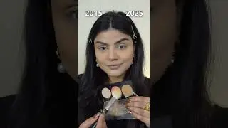 2015 Vs 2025 Makeup Look😍 | #shorts | Faces Canada