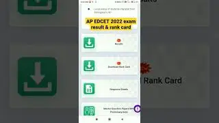 AP EDCET 2022 exam result & rank card#link👇#apedcet2022result#shorts #mathtimez