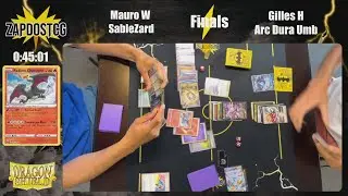 FINALS Arc Dura Umbreon vs Sableye Charizard Lost Box - Paldea Evolved Gameplay (Pokemon TCG)