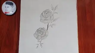 How to Draw a Rose Step by Step | Pencil Sketch Tutorial for Beginners | Artist Boy Nurpu