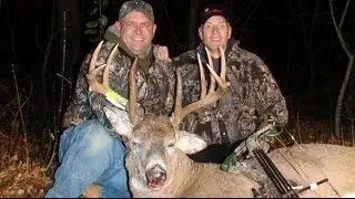 Big WI bow buck archery hunt story after we find deer