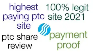 Ptcshare review with payment proof earn upto 1$ || without any investment || earn 0.005 per add ||
