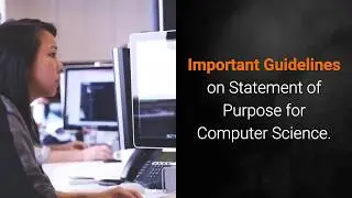 Sop for computer science - Writing a statement of purpose: samples, tips, resources and help