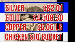 GOLD SILVER COPPER CHICKEN price Updates - LAS VEGAS COIN HUNTER & STACKER is live!