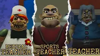 MEGA ESCAPE : SCHOOL TEACHER vs SPORT'S TEACHER vs MEDICAL TEACHER FULL GAMEPLAY AND WALKTHROUGH 