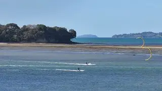 Kitesurfing Pine Harbour New Zealand
