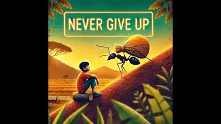 NEVER GIVE UP &ldquo;If an ant never gives up, why should we?&rdquo;