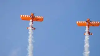 Shuttleworth Drive-In Airshow August 2nd 2020 Aerosuperbatics Wingwalkers