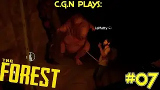 C.G.N Plays: The Forest | DELVING THE DEPTHS! | Funny Moment/Gameplay Part 7