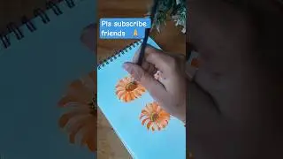 beautiful flowers painting 🖼 #art #flowerdrawing