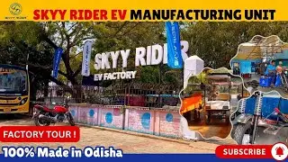 Inside Skyy Rider Electric&rsquo;s Manufacturing Unit | Made in Odisha, Made for India!