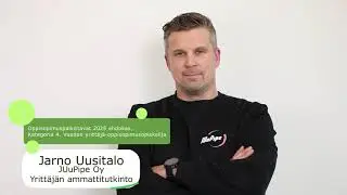 WinNovan yritt&auml;j&auml;-oppisopimusopiskelijaehdokas 2025 - Jarno Uusitalo