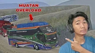 Bus ALS Melewati Jalan Paling Ekstrim di BUSSID‼️ Ngeri Banget‼️