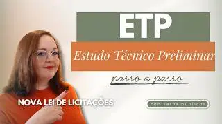 LIVE: Como elaborar um Estudo Técnico Preliminar - ETP #novaleidelicitações #etp