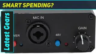 Essential 2 Input Mic Preamp Booster: 75db Gain, 48V Power