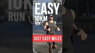 10KM Easy Pace Run &mdash; Consistency Over Speed #running #runner #youtubeshorts  #minivlog #10krun