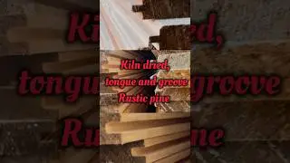 Tongue and groove for sale at your local lumber store!