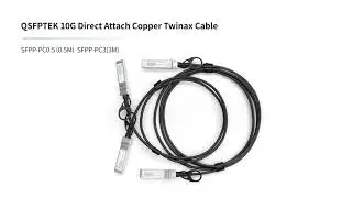 10G SFP+ to 10G SFP+ DAC Active Cables| QSFPTEK