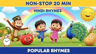नानी तेरी मोरनी & आलू कचालू  Non Stop 20 Min Hindi Nursery Rhymes  KushLavya Rhymes