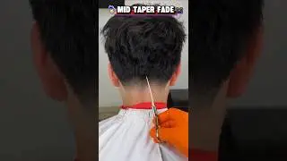haircut mid taper fade perfecto💈🔥#hairstyle #taperfade #barber #barbershop #haircut #tutorial #asmr