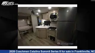 Spectacular 2026 Coachmen Catalina Summit Series 8 Travel Trailer RV For Sale in Franklinville, NC
