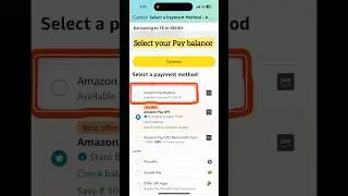 How to Buy products with Amazon pay balance | how to use amazon pay balance #shorts #amazon