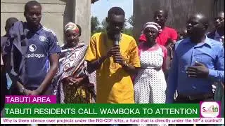 JACK WAMBOKA CALLED TO ATTENTION IN TABUTI: Why is there silence on projects under the NG-CDF kitty?