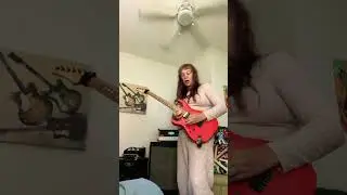 Erica Kiesel guitars fm3 fractal racing orange solo