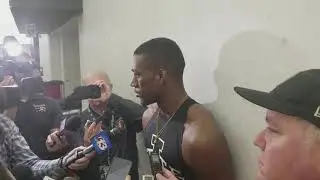 CFTV: Hakeem Butler speaks to media after Pro Day