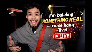 I&rsquo;m building something real &mdash; come hang (live)