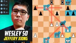 Wesley So Shows an Incredible Middlegame vs. Jeffery Xiong - Speed Chess  2021