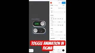 Toggle Animation in Figma | Toggle Switch in Figma | Toggle Button animation in Figma