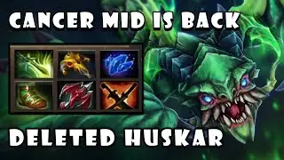 Cancer Mid Viper Is Back - How To Counter Pick Huskar | Guides Gameplay - Dota 2 7.29