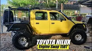 Toyota Hilux engine swap 15BT part 3 selesai