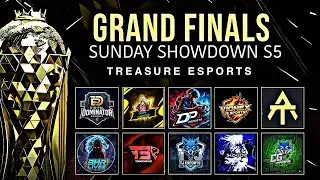 SUNDAY SHOWDOWN S8 GRAND FINAL | TREASURE ESPORTS | CASTER DAKSH |