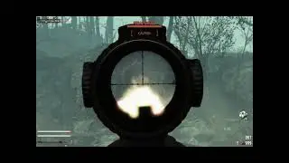 Fallout 4 Modded Gameplay // Remington Model 700, Bullet Velocity 75%, See-Through Scopes