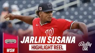 Nationals RHP Jarlin Susana 2025 Minor League Baseball Highlights | Bally Sports Live