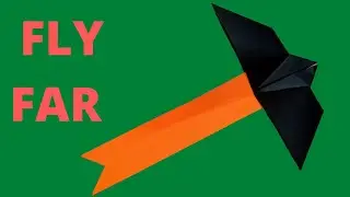 How to Make a Cool Paper Flapping Dragon  | Origami Dragon Flap to Fly Far  2021