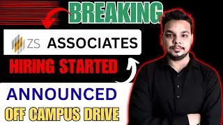 Direct Test Drive | Finally ZS Biggest Hiring Drive | Off Campus Drive for Freshers