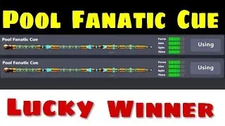 Giveaway Lucky Winner Announcement : of 8 ball pool  ( Pool Fanatic cue + VIP + LVL 93 )